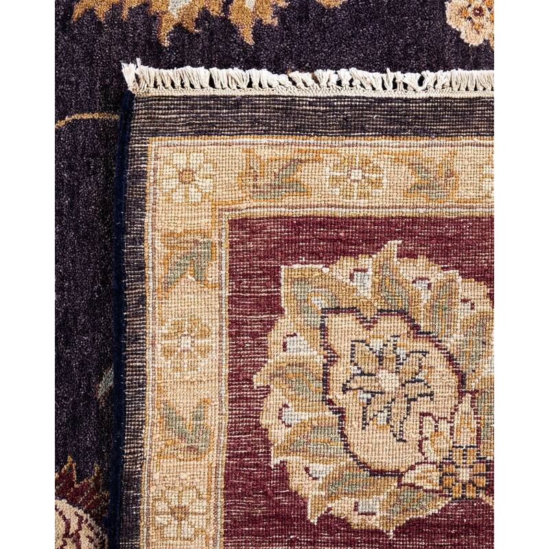 Oushak One-of-a-Kind Hand-Knotted Area Rug - Purple, 8' 1" x 10' 1" - 8' 1" x 10' 1"