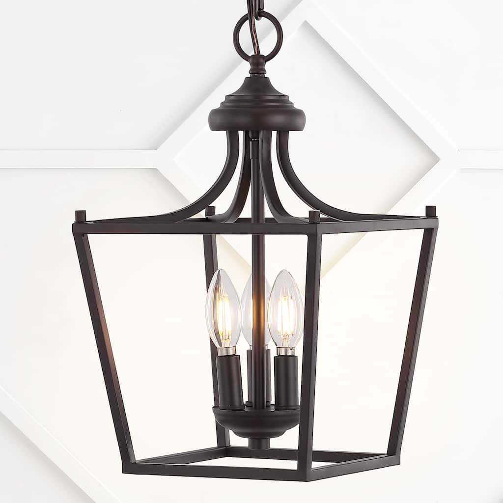 Camden Light Iron Classic Midcentury Pendant Lantern by JONATHAN Y