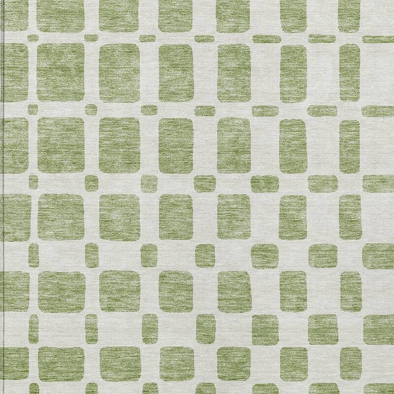 HomeRoots Geometric Transitional Rectangle Outdoor Rug