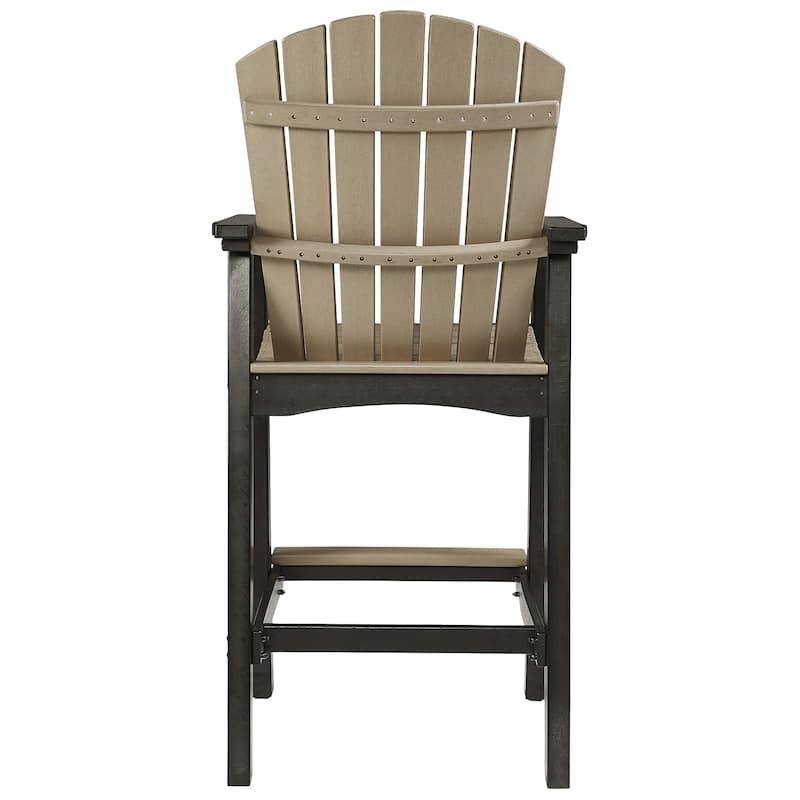 Signature Design by Ashley Fairen Trail Outdoor Poly All Weather Tall Barstool, 2 Count - 26.25" W x 26.75" D x 52" H