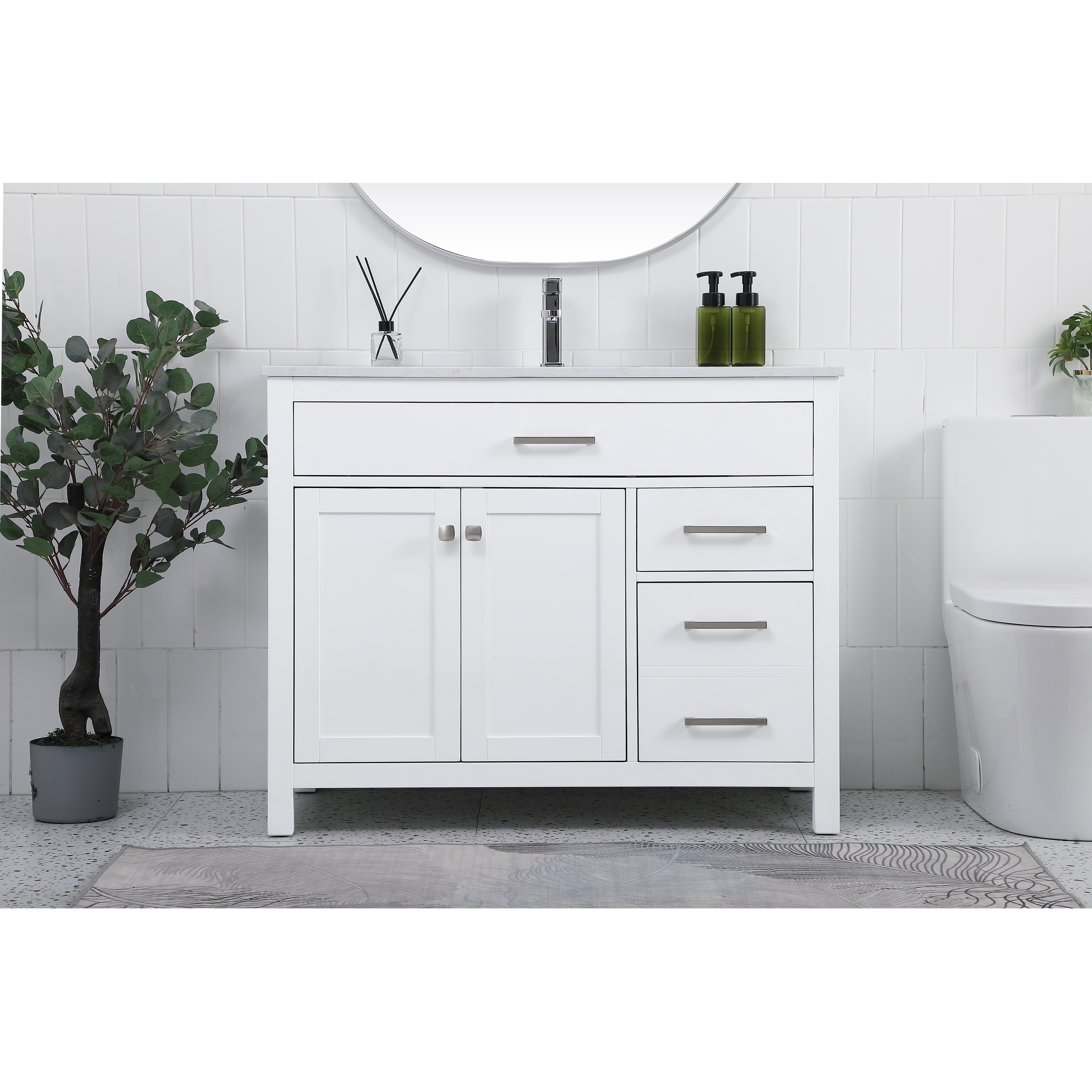 Prestige 42 - 60 Inch Single Bathroom Vanity