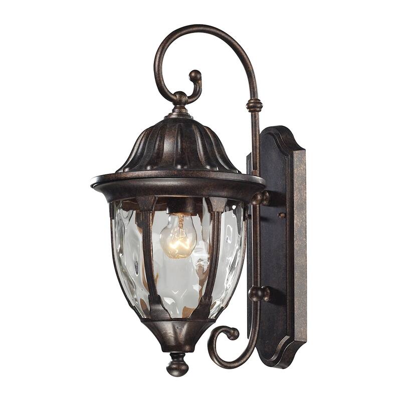 Glendale 14'' High 1-Light Outdoor Sconce - Regal Bronze - 18 inch Tall - Regal Bronze