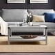 preview thumbnail 9 of 38, Middlebrook Kujawa Metal Coffee Table with X-shaped Metal Accents