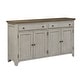 preview thumbnail 2 of 7, Farmhouse Reimagined Antique White Server