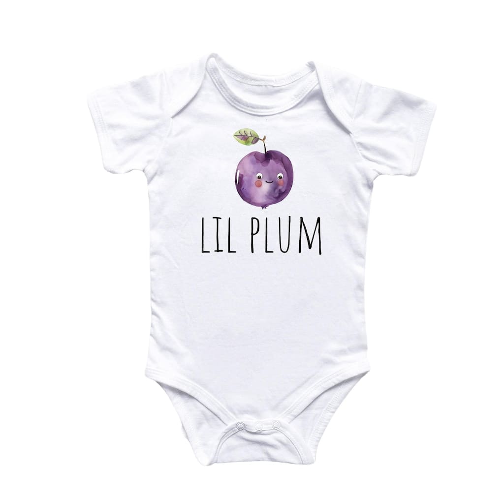 Little Plum - Baby Boy Girl Clothes Infant Bodysuit Funny Cute Newborn