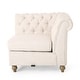 preview thumbnail 12 of 32, Castalia Chesterfield Tufted 7-seat Sectional Sofa by Christopher Knight Home - 114.00" L x 70.00" W x 31.50" H