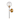 Boudreaux Metal and Glass Orb Sconce