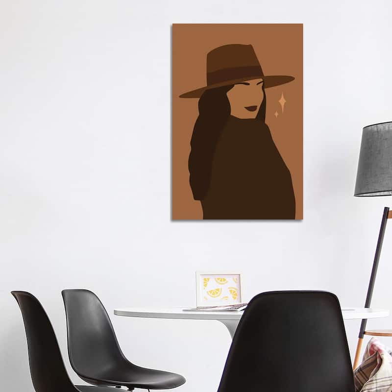 iCanvas "Woman With Hat Art" by Tysee Ciage Canvas Print - 40x26x1.5