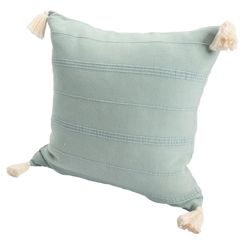 Sevita Subtle Striped Turkish Cotton Throw Pillow