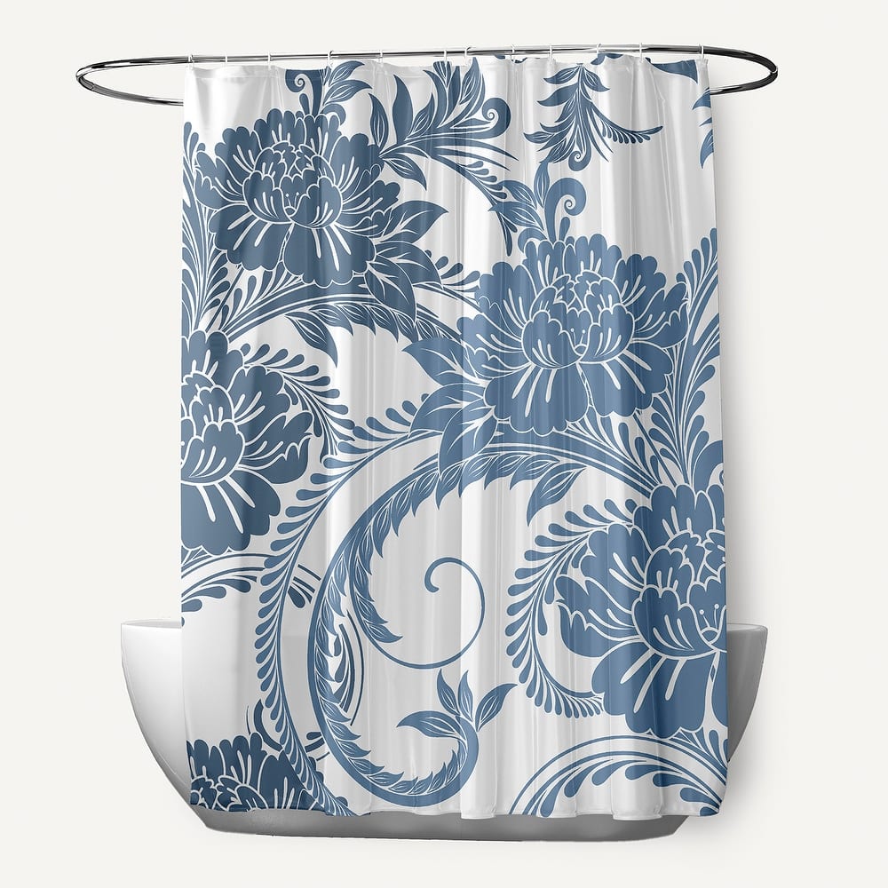 Flower Flourish Shower Curtain