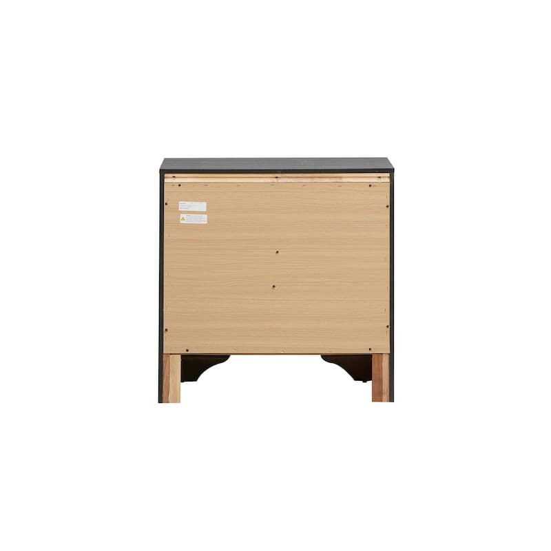 Madrid 3-Drawer 26 in. W Nightstand