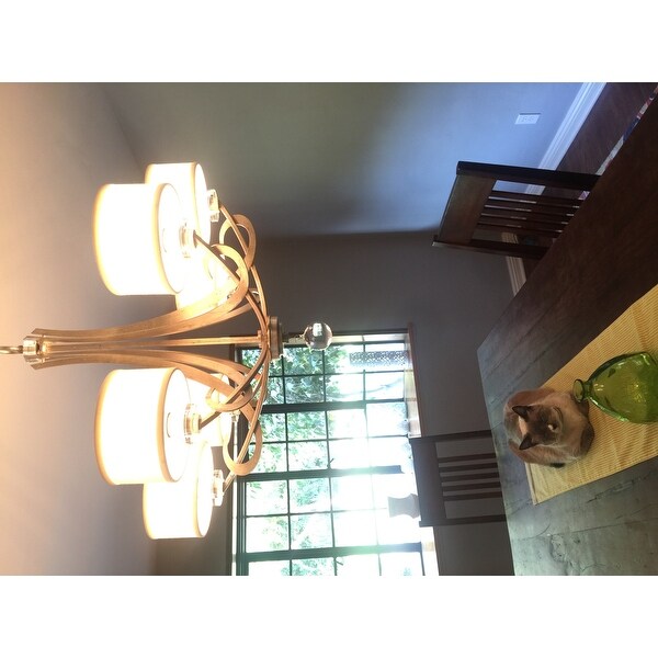 shop capital lighting hutton collection 6 light winter gold