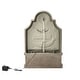 preview thumbnail 13 of 13, Glitzhome 37.25"H Oversized 3-Tier Single Spout European Style Polyresin Wall Fountain with LED Lights