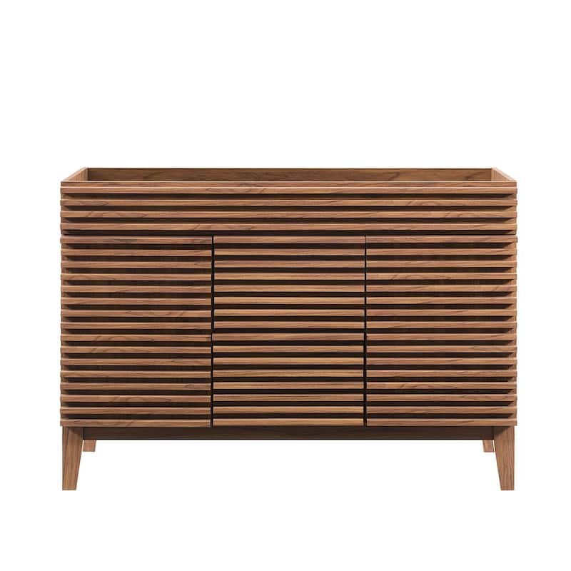 Render 48" Double Sink Compatible (Not Included) Bathroom Vanity Cabinet