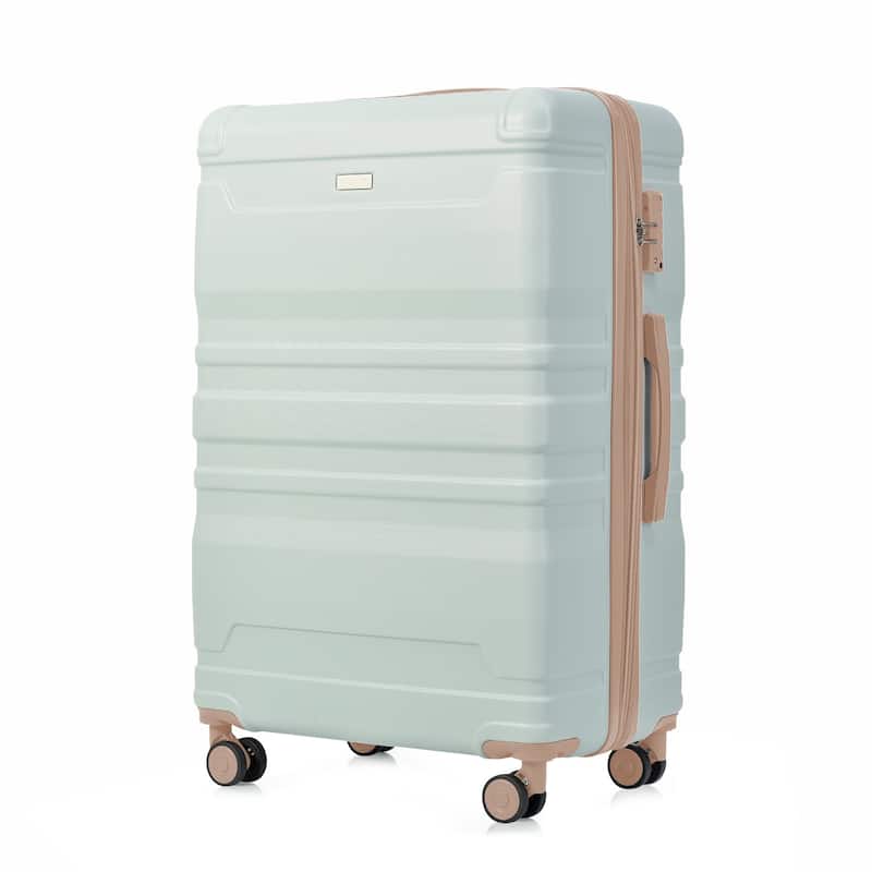 3 Pcs Luggage Set, Expandable ABS Hardshell Suitcases Spinner Wheels with TSA Lock 20''24''28''