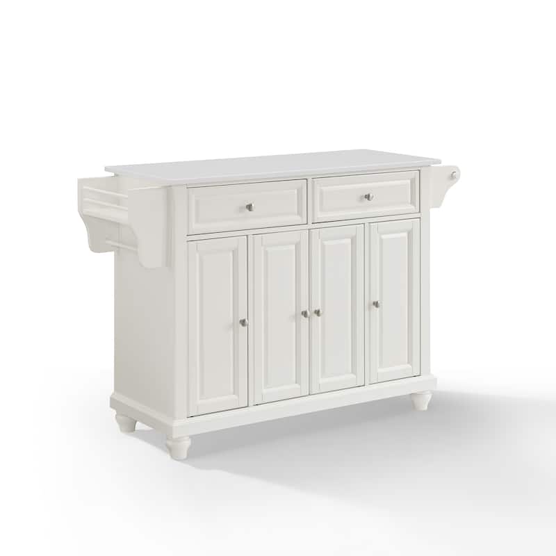 Crosley Cambridge Granite Top Full Size Kitchen Island/Cart - 51.5 "W x 18 "D x 36 "H