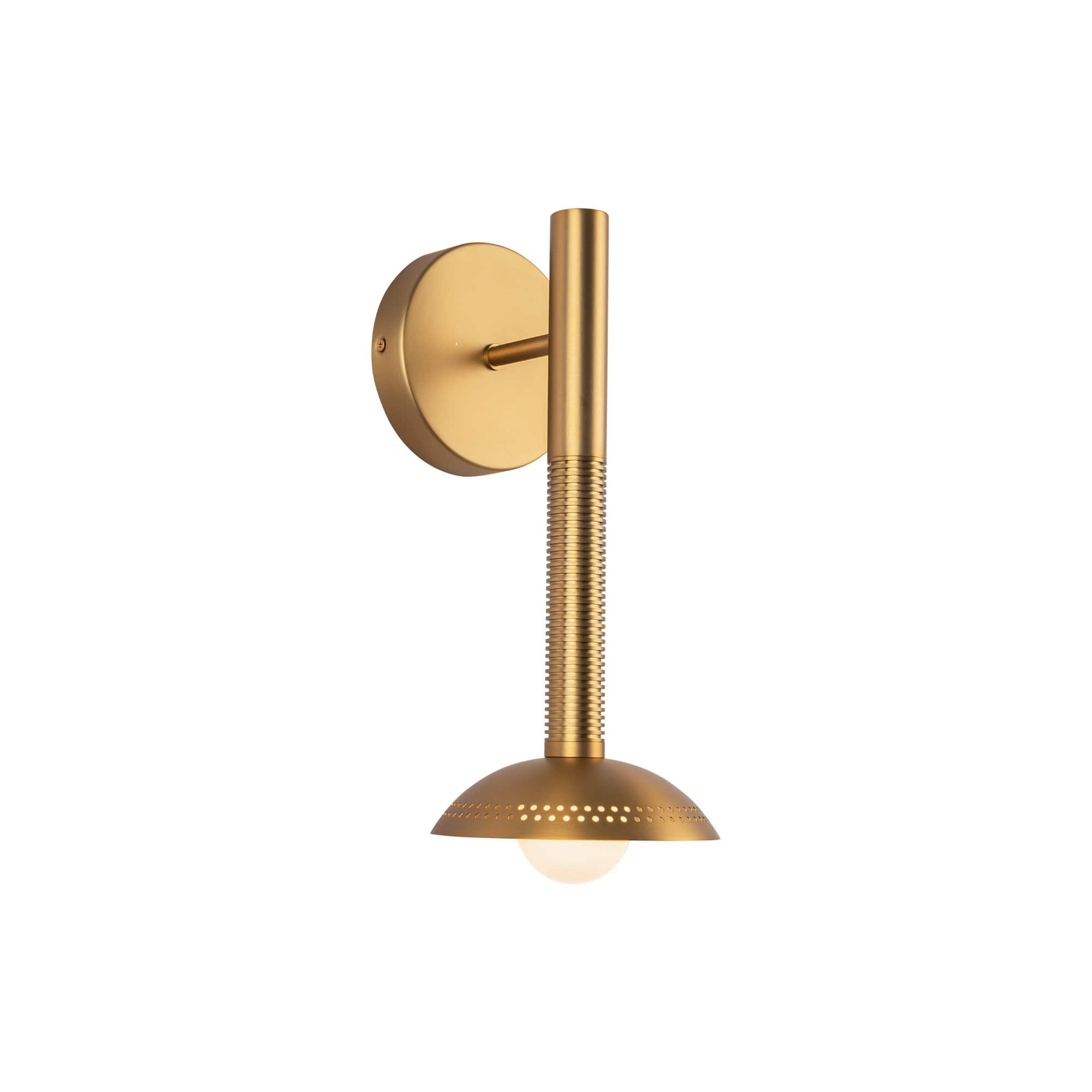 Option Brushed Gold / Opal Glass