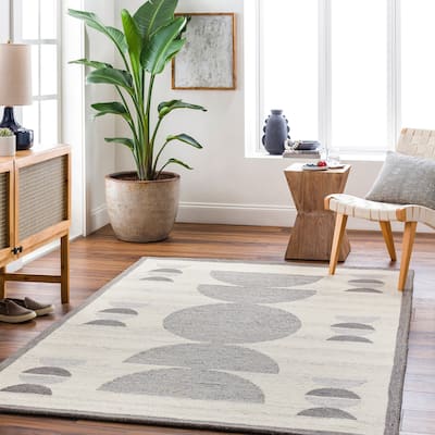 Emeric Handmade Eclectic Wool Area Rug