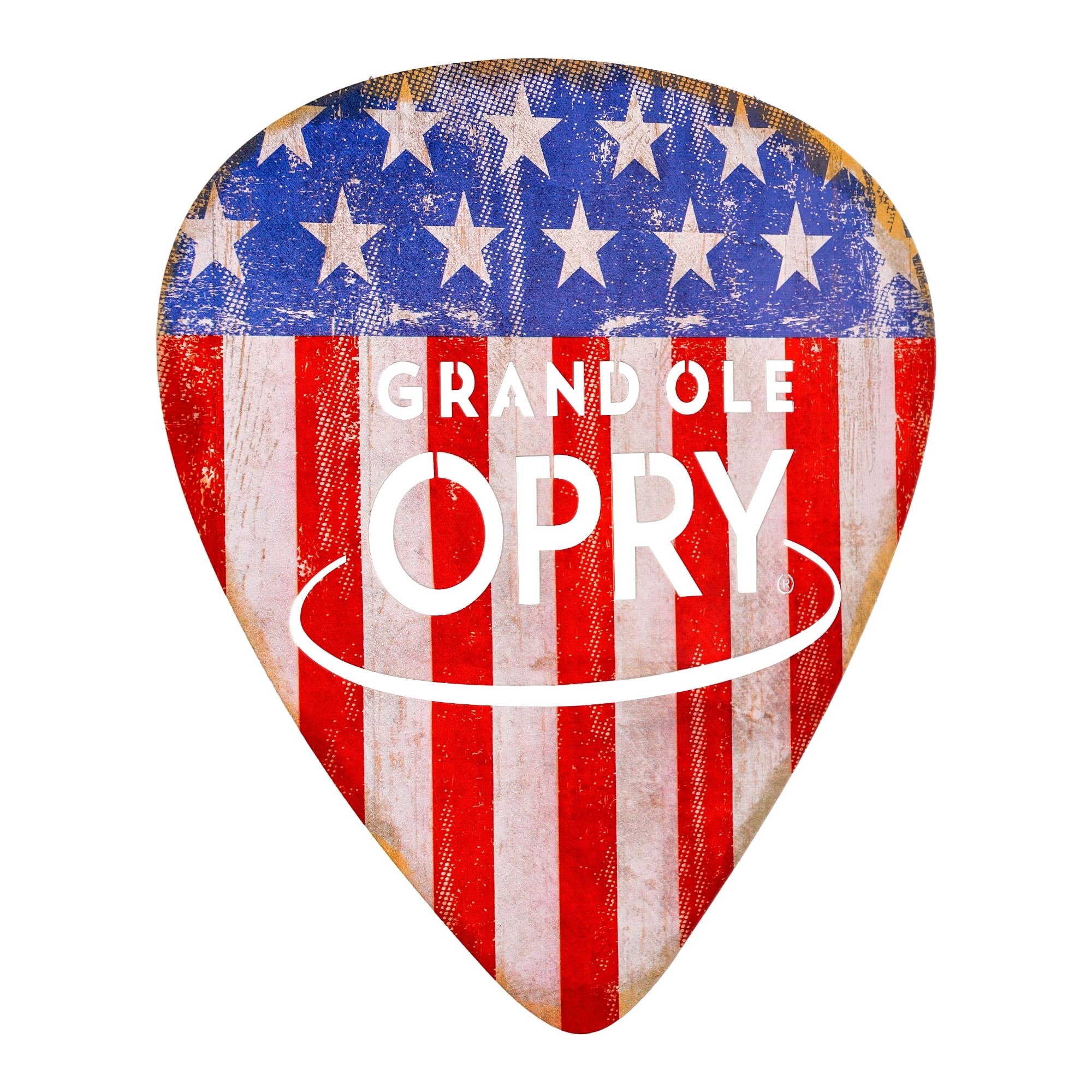 American Art Decor Grand Ole Opry Laser Cut Guitar Pick Plaque - 20" x 20" - 20" x 20"