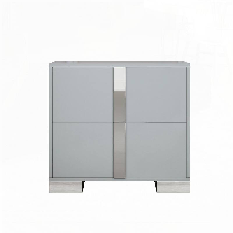 Elegant 6 Drawers Dresser and Two Nightstands
