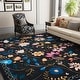 preview thumbnail 40 of 65, Nature Floral Non-Slip Machine Washable Colorful Modern Area Rug
