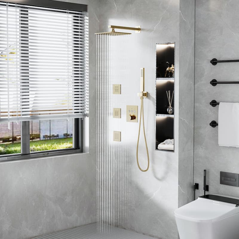 Luxury 3-Way Complete Rain Showerhead