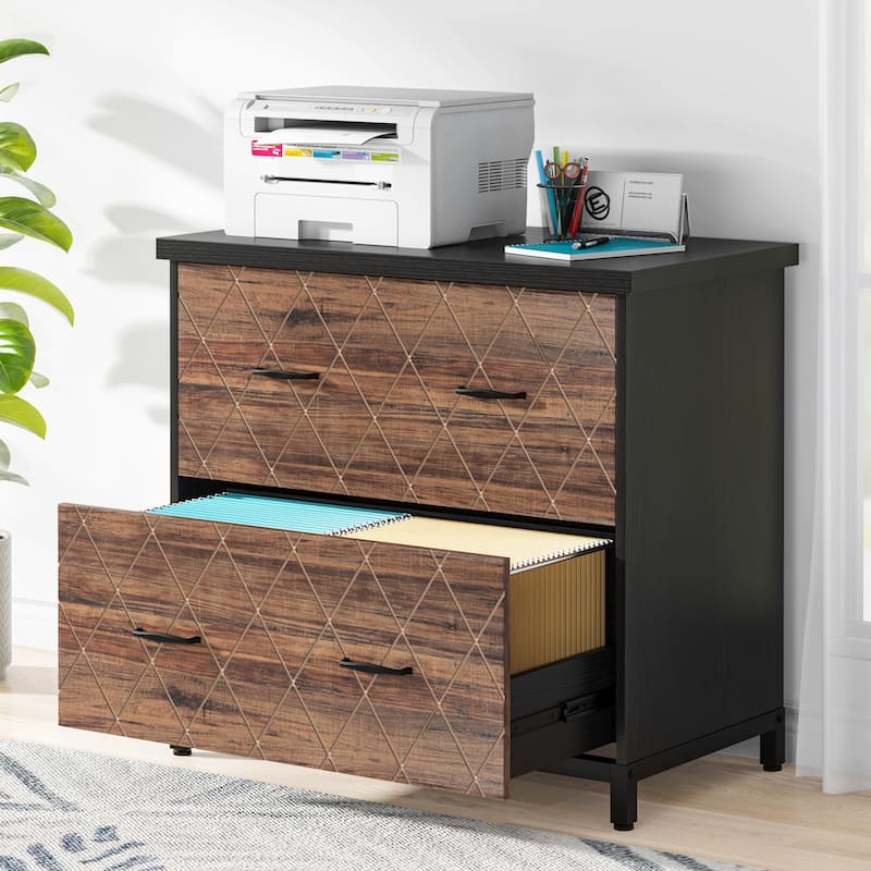 Lateral File Cabinet, 2-Drawer Filing Cabinet