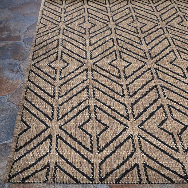 Dream Decor Rugs Pergola Herringbone Indoor Outdoor Area Rug