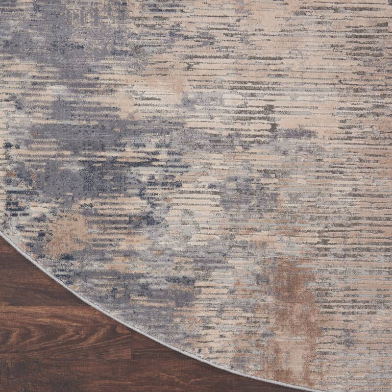 Rustic Textures Modern Transitional Abstract Area Rug