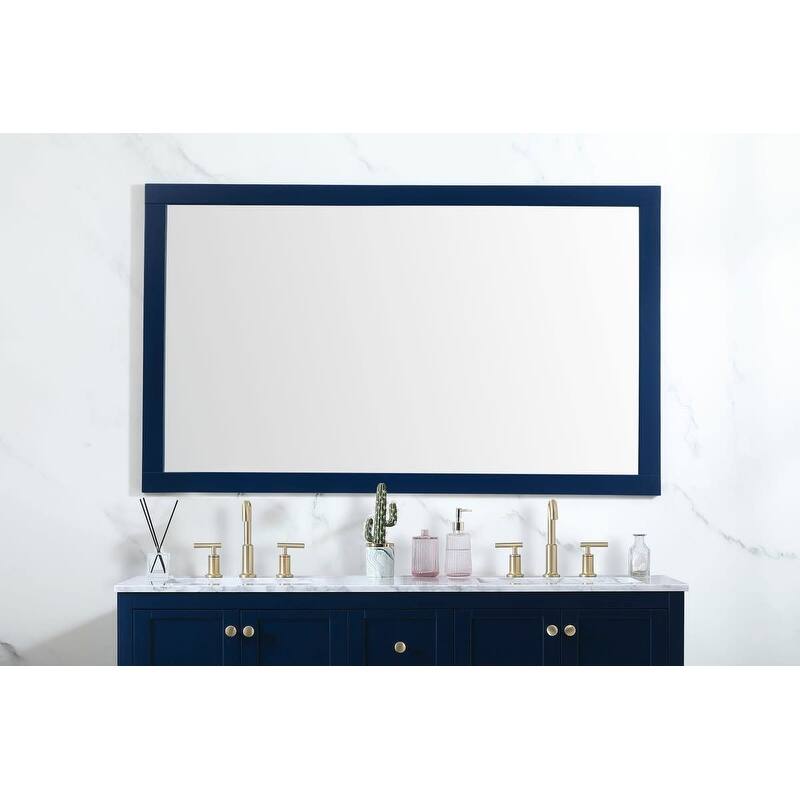 Elegant Lighting VM26036 Aqua 60" W x 36" H Traditional Rectangular