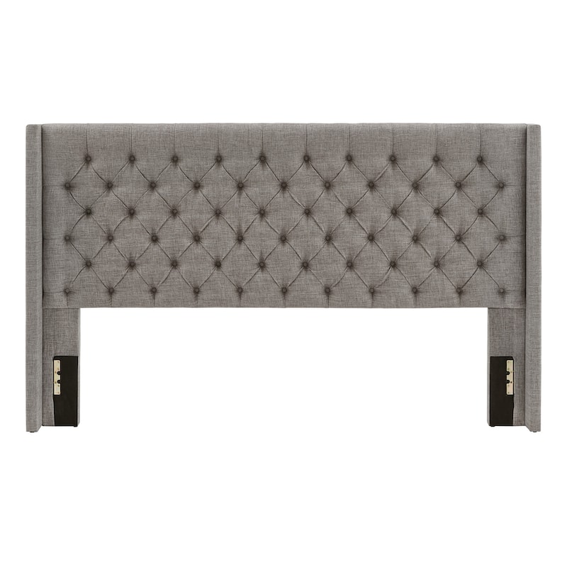 Naples King-size Wingback Button-tufted Headboard by iNSPIRE Q Artisan