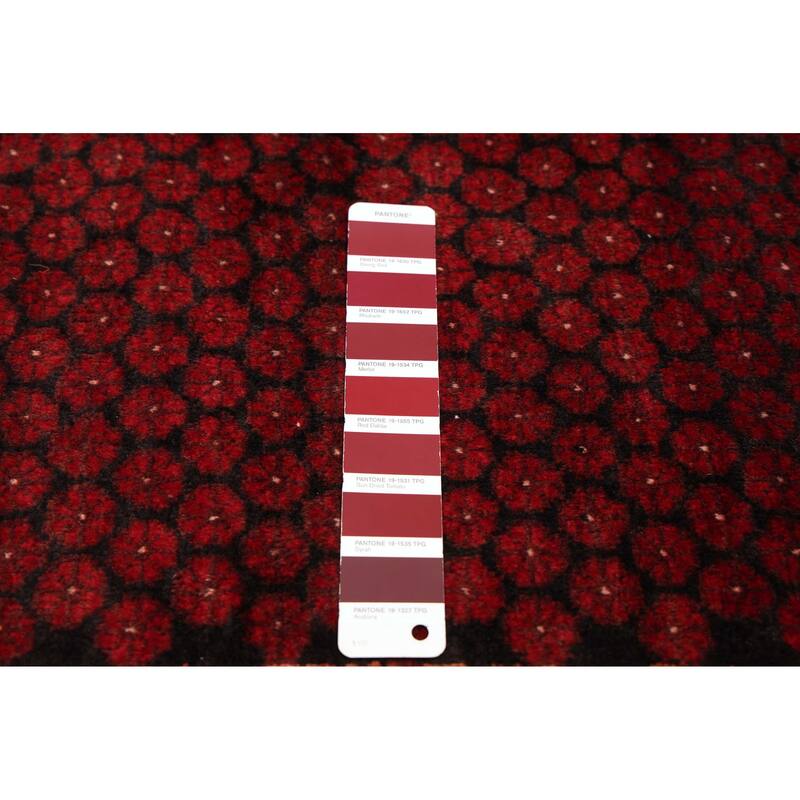 ECARPETGALLERY Hand-knotted Baluch Red Wool Rug - 3'4 x 6'2