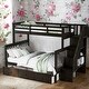 preview thumbnail 40 of 55, Simple Twin over Full Bunk Bed With Drawer,Storage And Guard Rail
