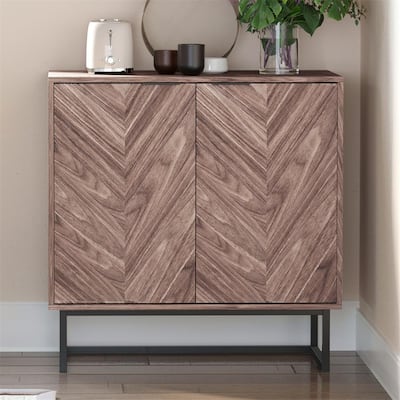Double Door Buffet Cabinet with Adjustable Shelf