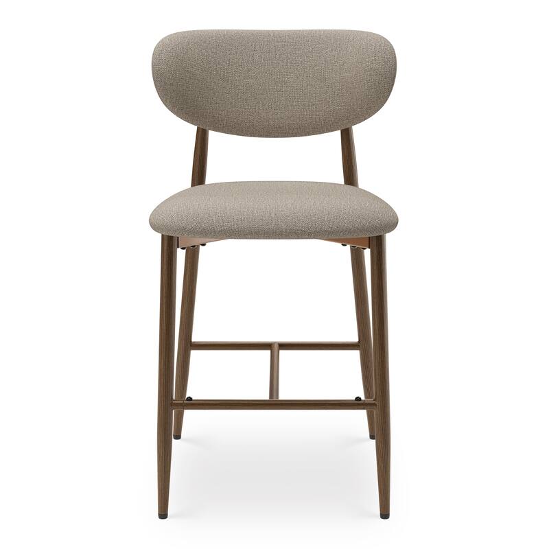 RENEWLINE 25 Inch Bar Stools with Backrest, Mid-Century Modern Counter Height Stools for Kitchen Island