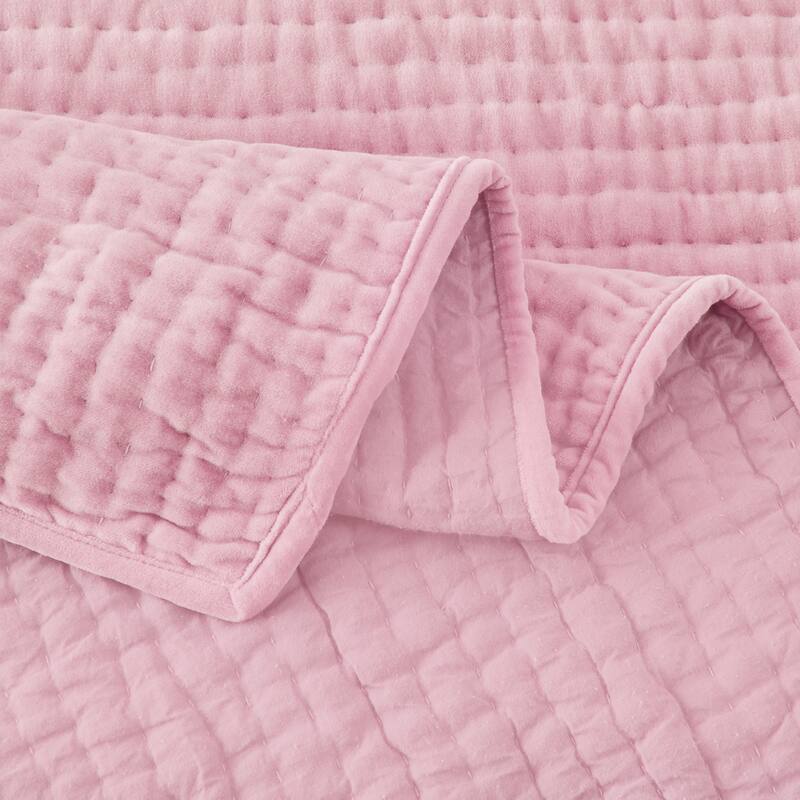 Tamara Cotton Velvet Quilt Set