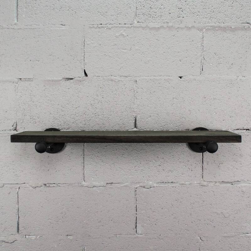 Somerville Farmhouse Industrial Wall Shelf