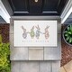 preview thumbnail 3 of 7, Stupell Minimal Happy Easter Bunnies Printed Outdoor Door Mat, design by Leah Straatsma, 18"x30"