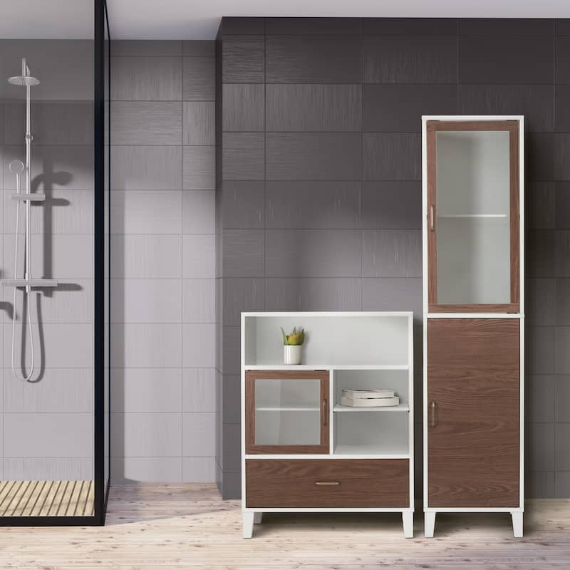 Teamson Home Tyler Freestanding Linen Tower