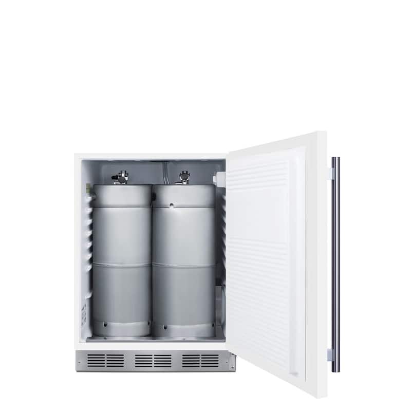 Summit SBC58BIADANK 24" Wide 5.5 Cu. Ft. Built-In Kegerator with