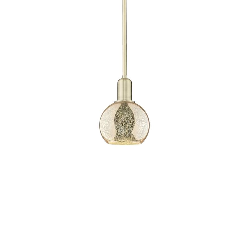 Innovations Lighting 716-1S-9-6 Athens Pendant Athens 6" Wide Mini - Antique Brass / Mercury