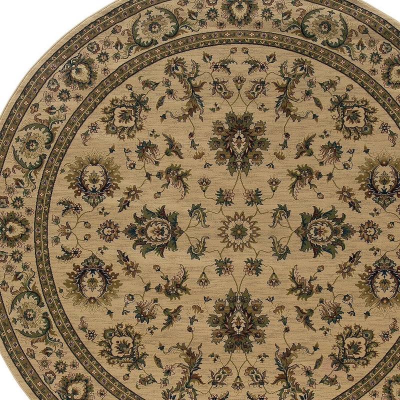 HomeRoots Oriental Traditional Square Area Rug