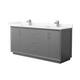 Option Dark Gray / Giotto Quartz Top / Brushed Nickel