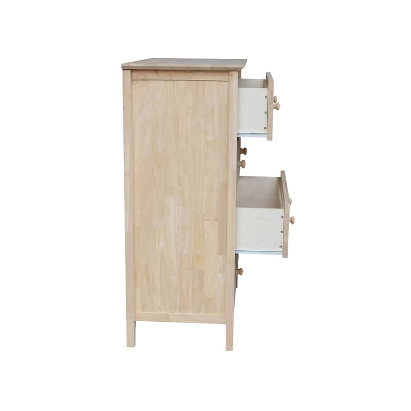 International Concepts Solid Wood Bedroom Dresser