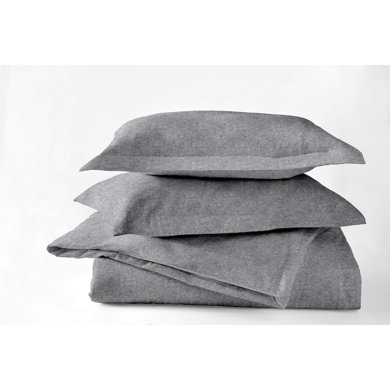 Dormisette Luxury German Flannel 3-piece Cotton Duvet Cover Set