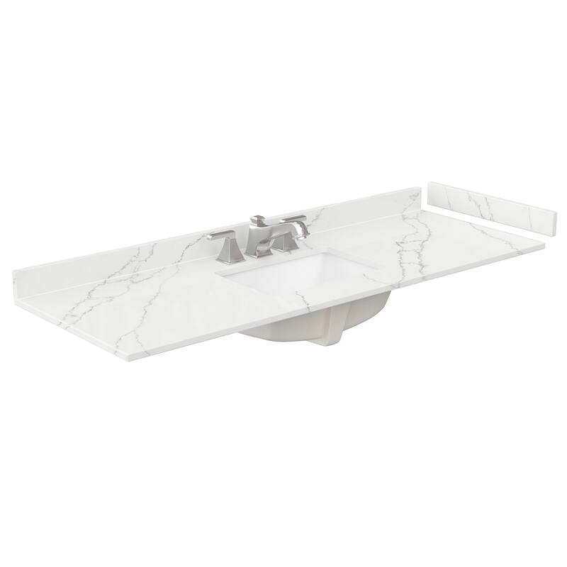 Wyndham Collection WCH7575-60S-QTZ-US3MXX Janna 60" Free Standing