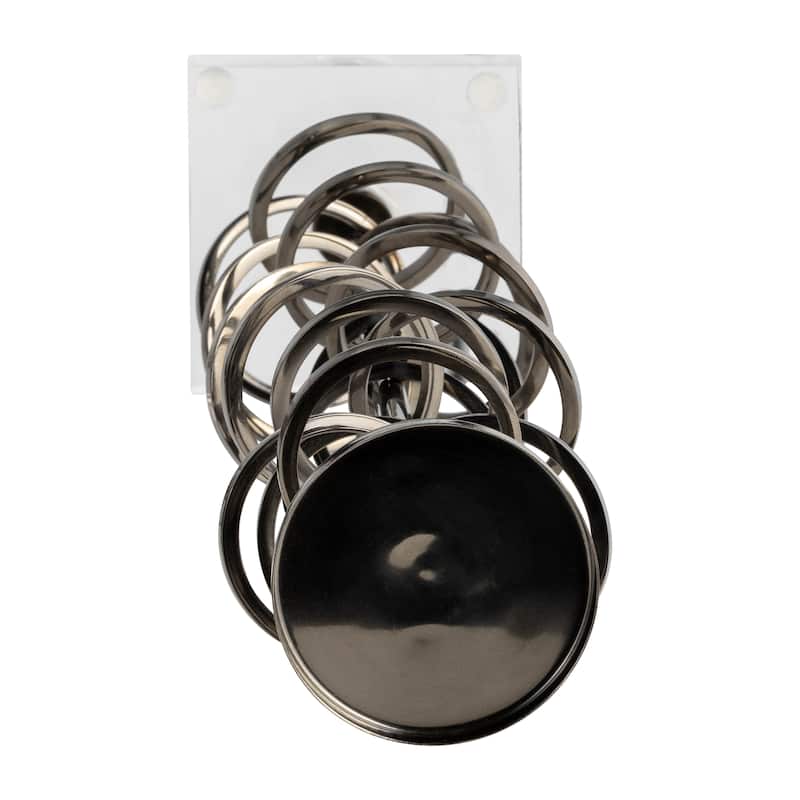 Sagebrook Home Metal Ring Toss Candleholder