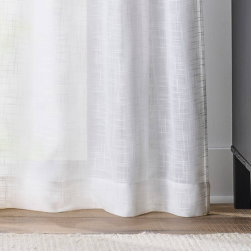 Tommy Hilfiger Blake Poletop Window Curtain Panel Pair