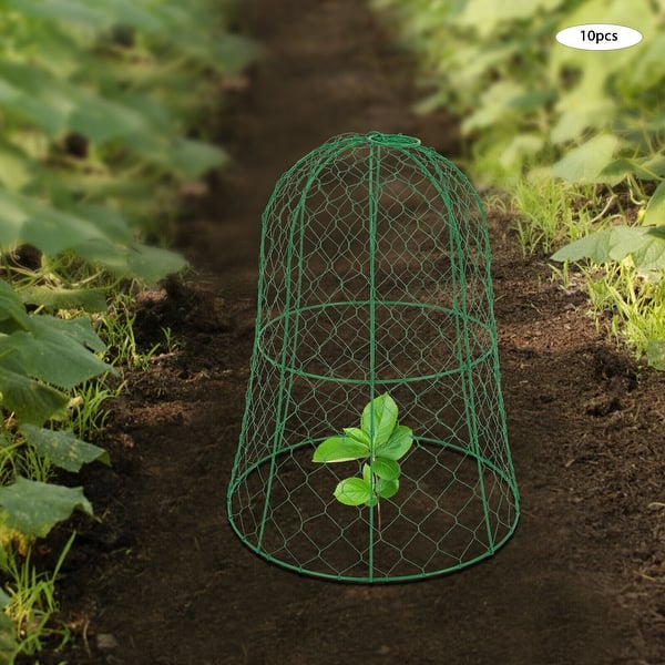 10PCS Chicken Wire Cloche Plant Protectors and Covers - Bed Bath & Beyond -  40270327