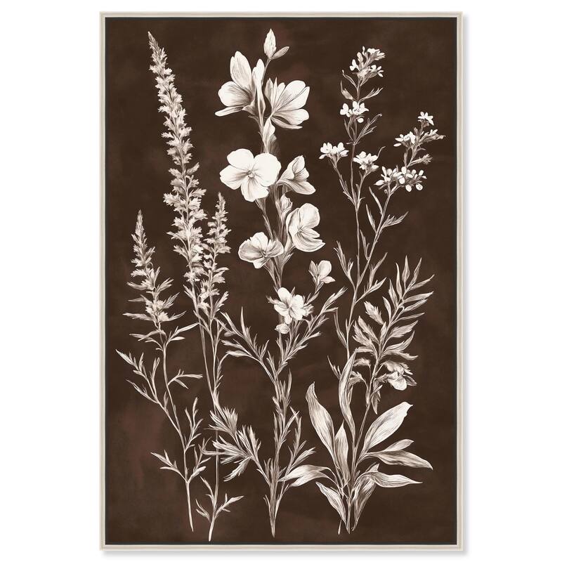 Timeworn Tendrils II Canvas by Art Remedy - 24" x 36" - Silver